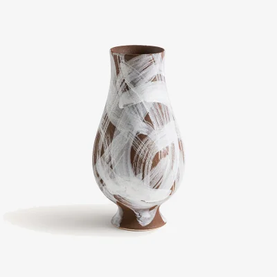 La Redoute Skall Vase in Matte Ceramic H23.5cm