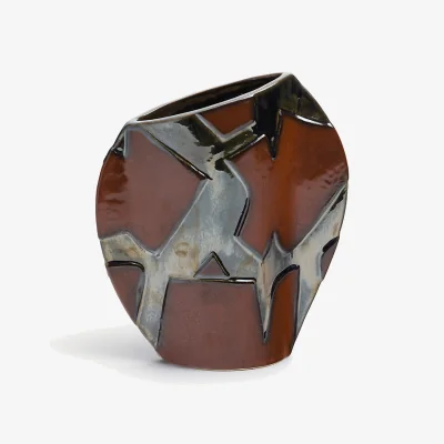 La Redoute Iridyo Hand-Painted Ceramic Vase