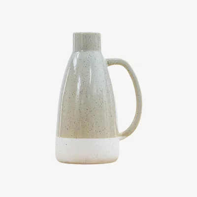 La Redoute 25cm Light Grey Vase
