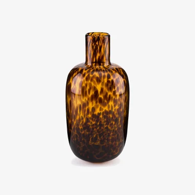 La Redoute Fauvita 30cm High Amber Glass Vase