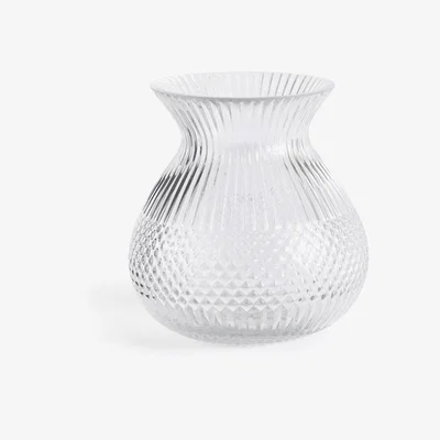 La Redoute Afa 17cm High Textured Glass Vase