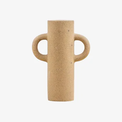 La Redoute 19cm Oatmeal Ceramic Vase