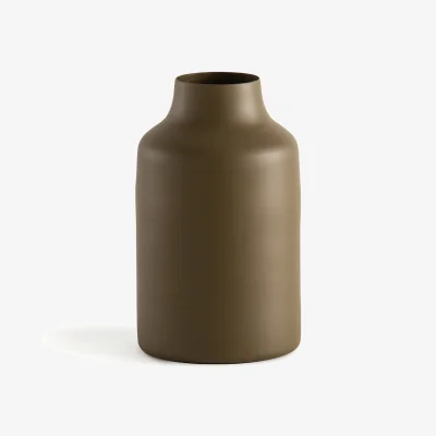 La Redoute Plana Metal Vase, H23cm