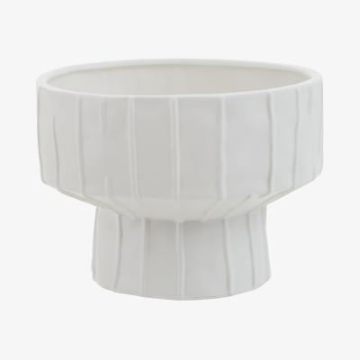 La Redoute 23x16cm White Ceramic Vase