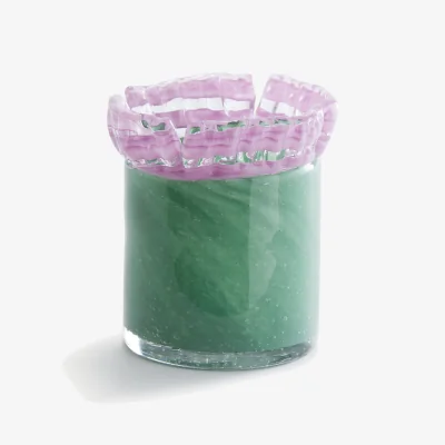 La Redoute Eloria Chiselled Glass Vase H13cm