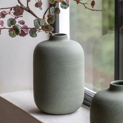 La Redoute Goa 31cm Cast Metal Vase