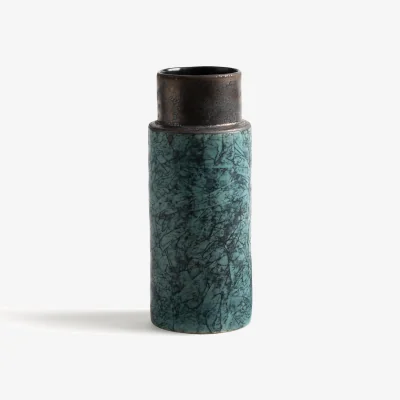 La Redoute Altadill Enamelled Stoneware Vase, H27 cm