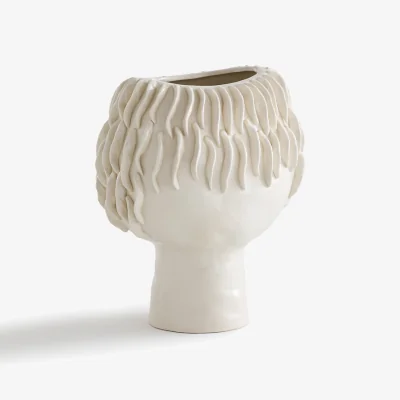 La Redoute Armand Enamelled Stoneware Vase, H22 cm