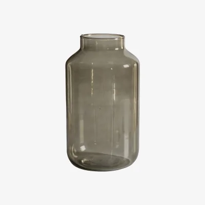 La Redoute 30cm Grey Glass Vase