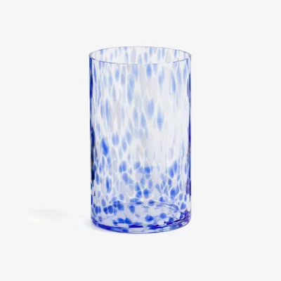 La Redoute Giori Mottled Glass Vase, H25cm