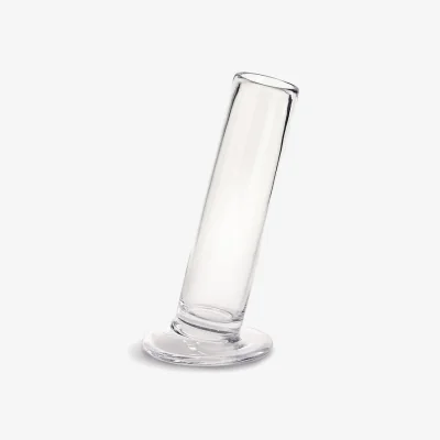 La Redoute Stille Cylindrical Sloping Vase in Glass H24cm