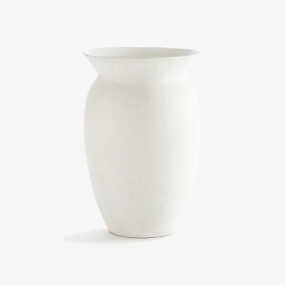 La Redoute Estre Vase in Cracked Earthenware H29cm