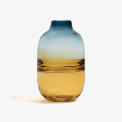 La Redoute Kamen Blown Glass Vase, H29.5cm