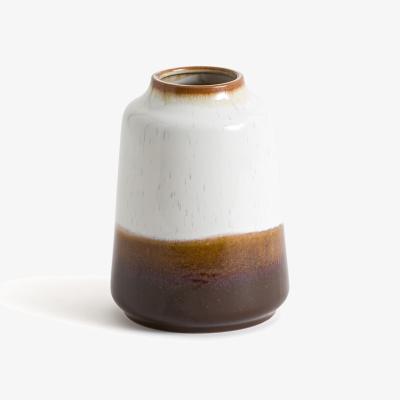 La Redoute Almo 17.5cm High Two-Tione Ceramic Vase