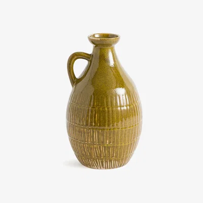 La Redoute Elie 29cm High Decorative Earthenware Amphora Vase