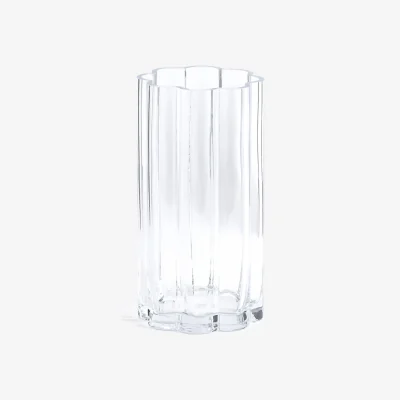 La Redoute Helia Clear Glass Vase, H25cm