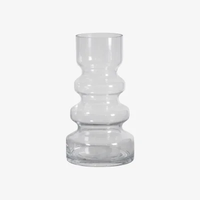 La Redoute 25cm Glass Curved Vase
