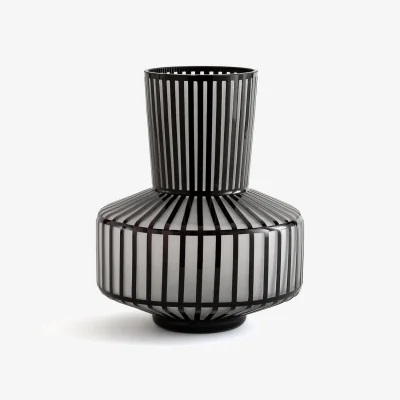 La Redoute Noto Sandblasted Glass Vase