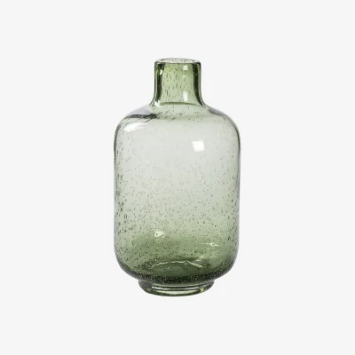 La Redoute 25cm Green Glass Vase