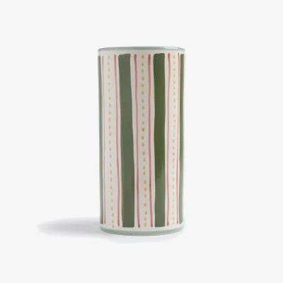 La Redoute Baldia Glazed Ceramic Vase, H25cm