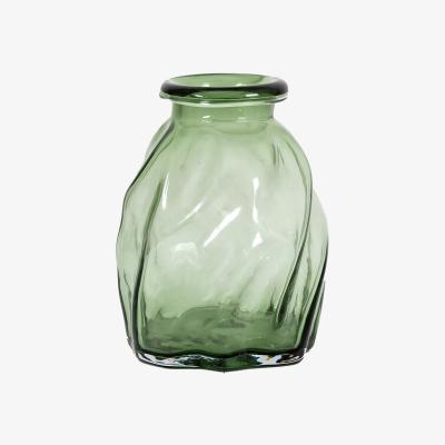 La Redoute 22cm Green Glass Vase