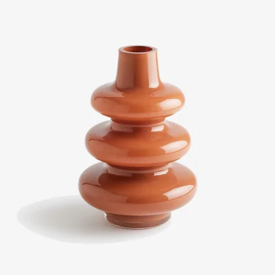 La Redoute Olia Glass Vase, Height 23cm
