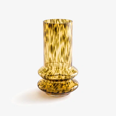La Redoute Onana 24cm High Spotted Glass Vase