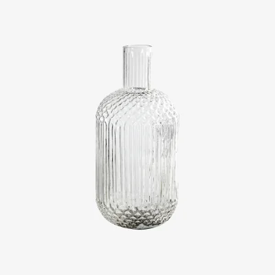 La Redoute 28cm Textured Glass Vase