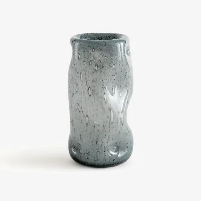 La Redoute Matera Thick Glass Vase, Diameter 13cm