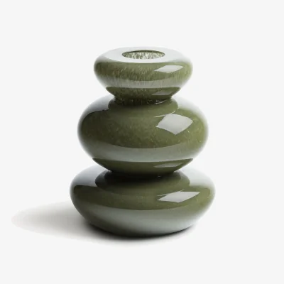 La Redoute Fysa Hand-Blown Glass Vase, H20cm