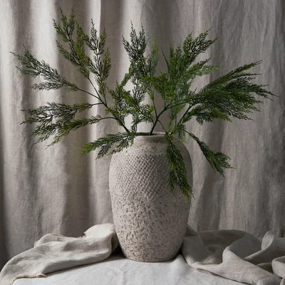 Layered Lounge Faux Fir Spray