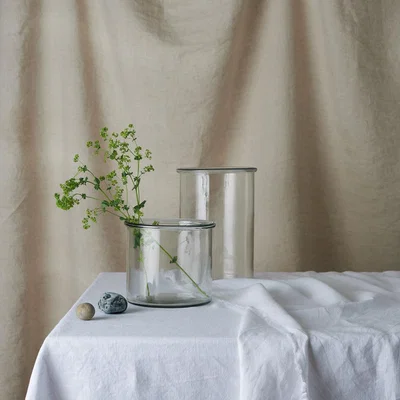 Layered Lounge Rustic Glass Vase Small or Medium