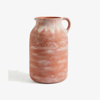 Marks & Spencer M&S X Fired Earth Medium Jug Vase - Terracotta, Terracotta