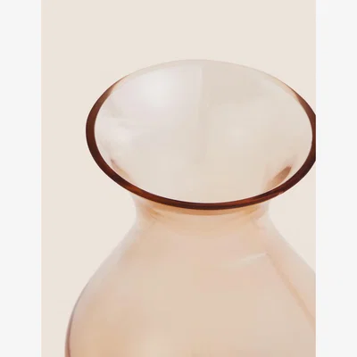 Marks & Spencer M&S Medium Amber Lustre Bouquet Vase, Amber