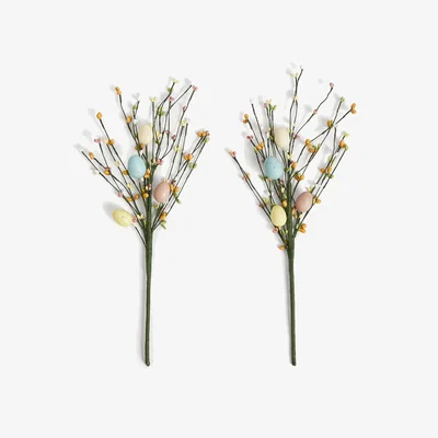 Marks & Spencer M&S 2pk Egg Vase Picks - Multi, Multi