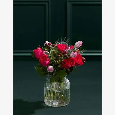 Marks & Spencer Flower Market Tulip & Rose Bouquet with Vase