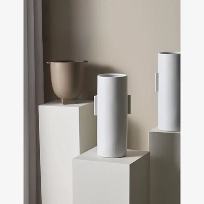 Marks & Spencer M&S X Kelly Hoppen Block Handle Vase - White, White