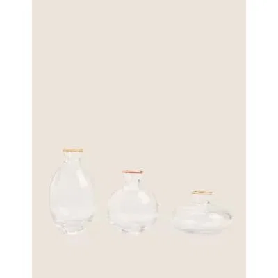 Marks & Spencer M&S 3 Pack Small Bud Vases - Gold Mix, Gold Mix