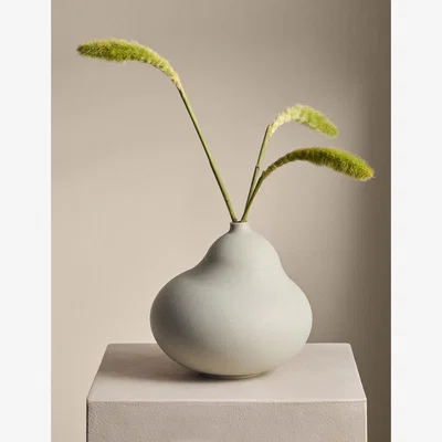 Marks & Spencer M&S X Kelly Hoppen Wide Organic Vase - Cream, Cream
