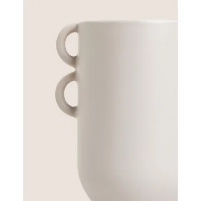 Marks & Spencer M&S Large Glazed Vase - Grey, Grey