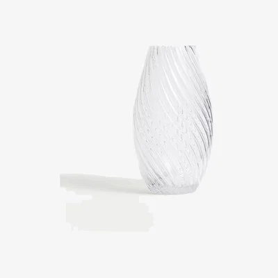 Marks & Spencer M&S Medium Textured Teardrop Vase - Clear, Clear