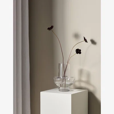 Marks & Spencer M&S X Kelly Hoppen Half Moon Vase - Clear, Clear