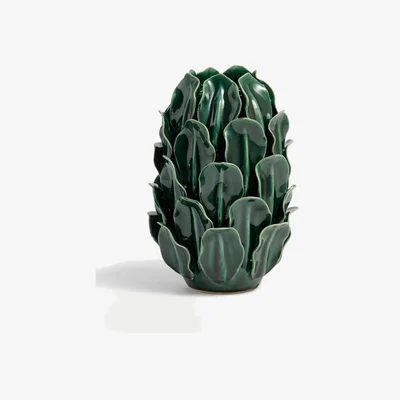 Marks & Spencer M&S Collection Large Petal Ceramic Vase - Green, Green