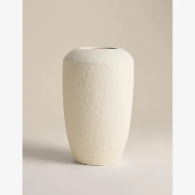Marks & Spencer M&S Medium Tapered Ceramic Vase Neutral