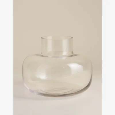 Marks & Spencer M&S Medium Squat Vase Clear