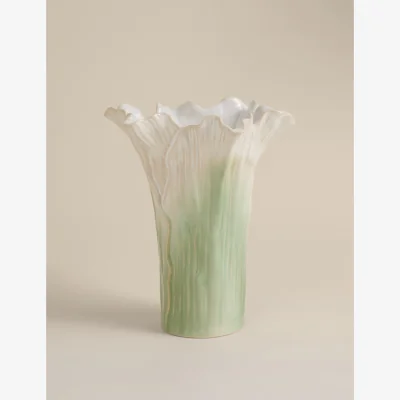 Marks & Spencer M&S Handkerchief Petal Ceramic Vase Multi
