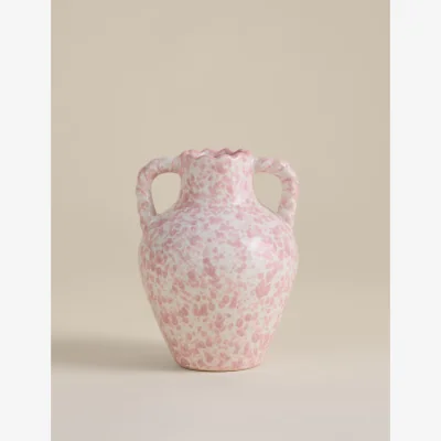 Marks & Spencer M&S Small Splatter Ceramic Vase Multi
