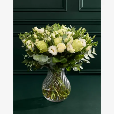 Marks & Spencer Flower Market Rose Freesia & Eucalyptus Bouquet with Vase