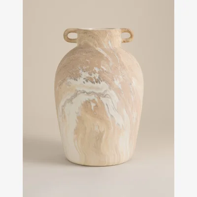 Marks & Spencer M&S Marble Effect Ceramic Vase Multi