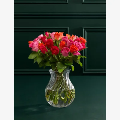 Marks & Spencer Flower Market Radiant Rose Abundance Bouquet with Vase